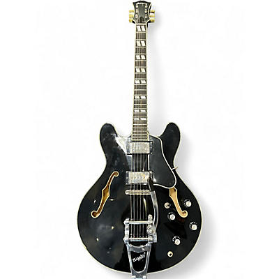 Used Eastman t486b-bk Black Hollow Body Electric Guitar