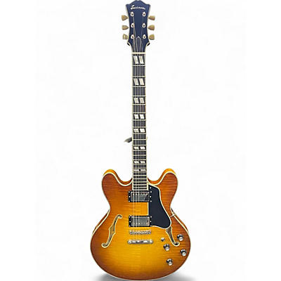 Used Eastman t486gb gold burst Hollow Body Electric Guitar