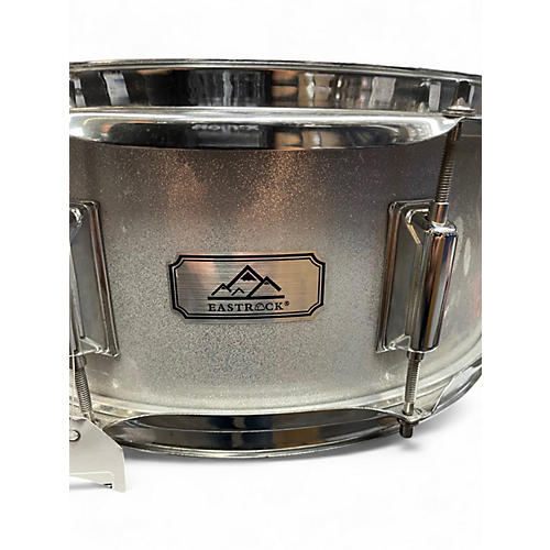 Used Eastrack 6X14 6x14 Snare Silver Sparkle Drum Silver Sparkle 13
