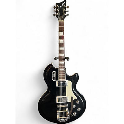 Used Eastwood AIRLINE 59' CORONADO DLX Black Solid Body Electric Guitar