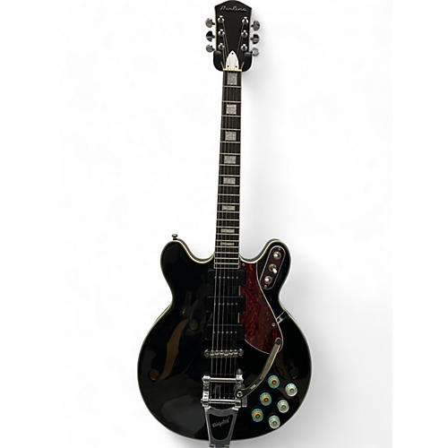 Eastwood Used Eastwood AIRLINE H78 Black Hollow Body Electric Guitar Black