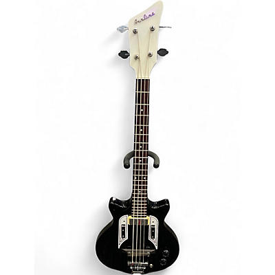 Used Eastwood Airline Pocket Bass Black Electric Bass Guitar