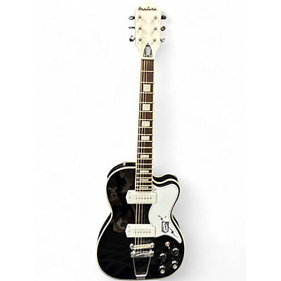 Used Eastwood Airline Tuxedo Black Solid Body Electric Guitar