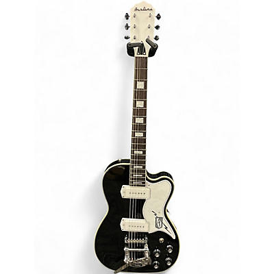 Used Eastwood Airline Tuxedo black and white Solid Body Electric Guitar