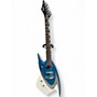 Used Eastwood BACKLUND Left Handed BLUE SILVER & WHITE Electric Guitar BLUE SILVER & WHITE