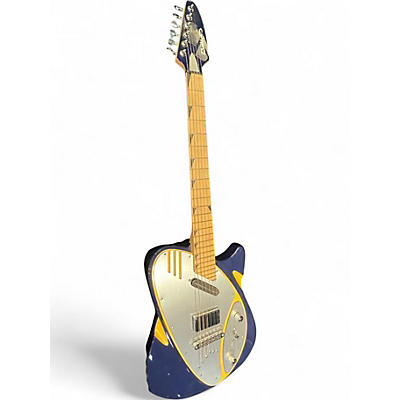 Used Eastwood Bucklund Blue Solid Body Electric Guitar