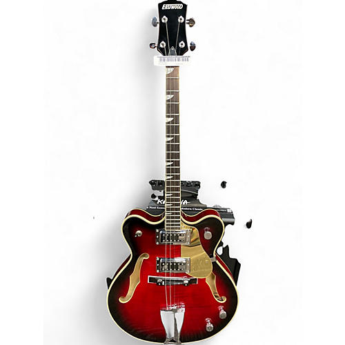 Used Eastwood CLASSIC TENOR 2 Color Sunburst Hollow Body Electric Guitar 2 Color Sunburst