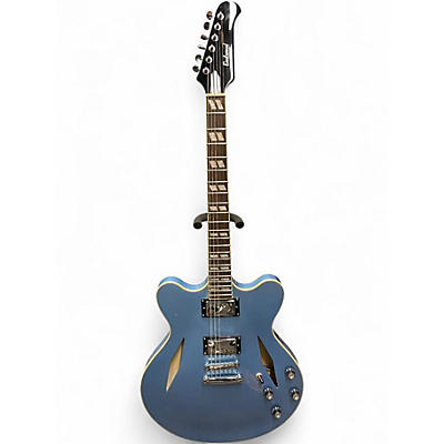 Used Eastwood Classic 6 HB-TL Pelham Blue Hollow Body Electric Guitar