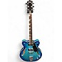 Used Eastwood Classic 6 Richard Lloyd Blue Burst Hollow Body Electric Guitar Blue Burst