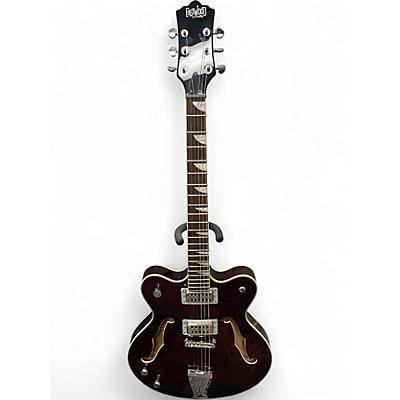 Used Eastwood Classic 6 Wine Red Hollow Body Electric Guitar