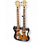 Used Eastwood DOUBLENECK 4/6 2 Color Sunburst Solid Body Electric Guitar 2 Color Sunburst