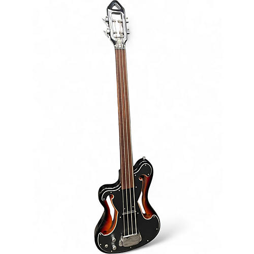 Used Eastwood EVB-L SUNBURST Electric Bass Guitar SUNBURST