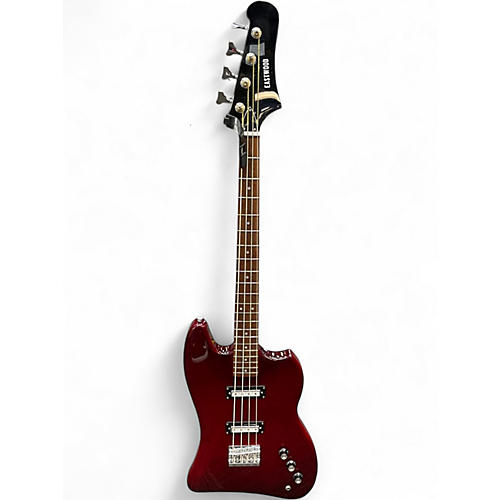 Used Eastwood Jet Star Dark Cherry Electric Bass Guitar Dark Cherry