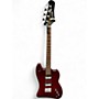 Used Eastwood Jet Star Dark Cherry Electric Bass Guitar Dark Cherry