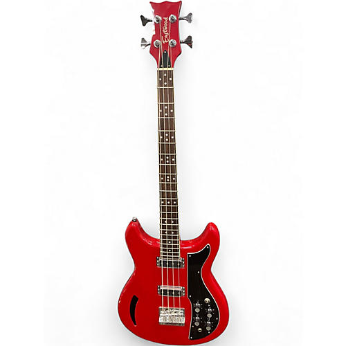Used Eastwood K200 Red Electric Bass Guitar Red