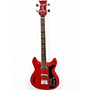 Used Eastwood K200 Red Electric Bass Guitar Red