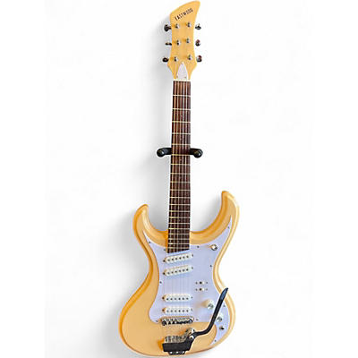 Used Eastwood LG 150T Cream Solid Body Electric Guitar