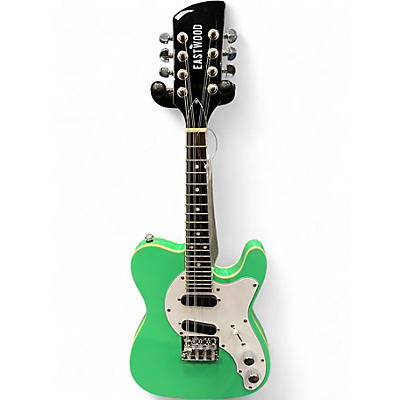 Used Eastwood MANDOCASTER ELECTRIC MANDOLIN Seafoam Green Mandolin
