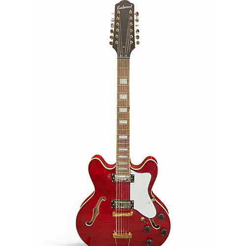 Used Eastwood NSH-12  cherry red Hollow Body Electric Guitar cherry red