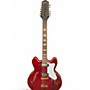 Used Eastwood NSH-12  cherry red Hollow Body Electric Guitar cherry red