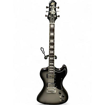 Used Eastwood RD Artist Silverburst Solid Body Electric Guitar