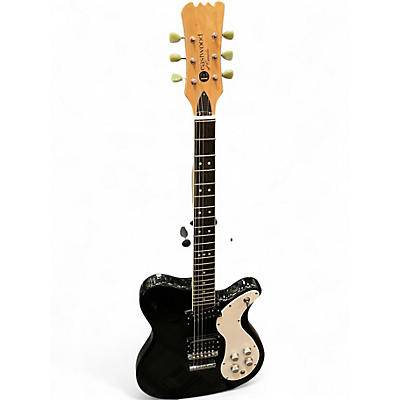 Used Eastwood SIDE JACK Black Solid Body Electric Guitar