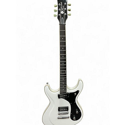 Used Eastwood SIDEJACK BARITONE White Solid Body Electric Guitar White