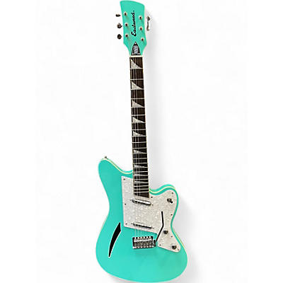 Used Eastwood SURFCASTER Surf Green Hollow Body Electric Guitar