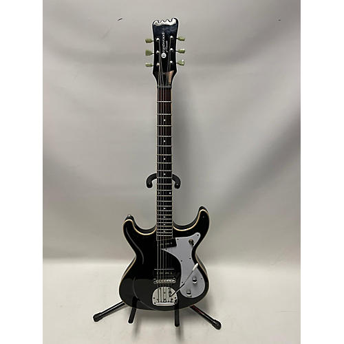 Eastwood Used Eastwood Sidejack Baritone Black Solid Body Electric Guitar Black