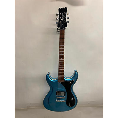 Used Eastwood Sidejack HB1 Pelham Blue Solid Body Electric Guitar