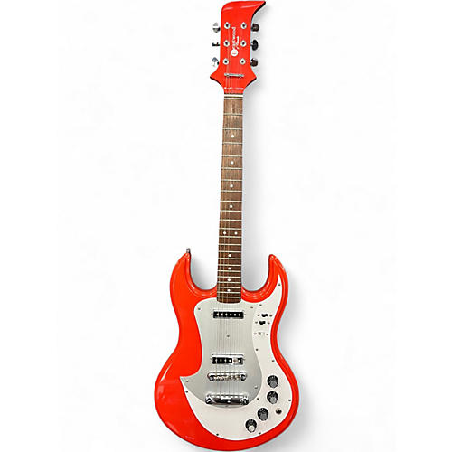 Used Eastwood Standel 101 Coral Solid Body Electric Guitar Coral