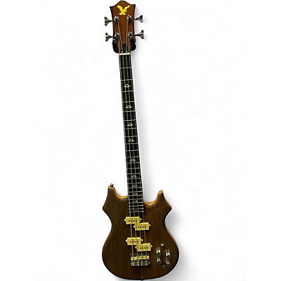 Used Eastwood Tiger Bass Walnut Electric Bass Guitar