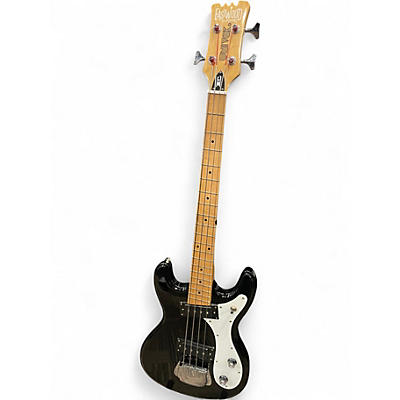 Used Eastwood Univox Black Electric Bass Guitar