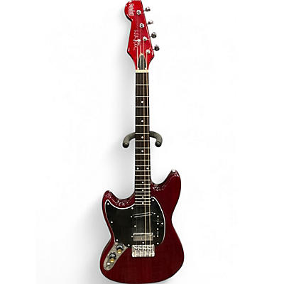 Used Eastwood WARREN ELLIS TENOR LEFT HANDED RED Solid Body Electric Guitar