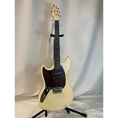 Eastwood Used Eastwood Warren Ellis Cream Solid Body Electric Guitar