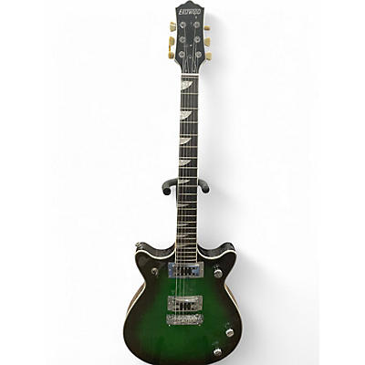 Used Eastwood ac classic Green burst Solid Body Electric Guitar