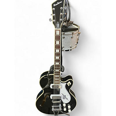 Used Eastwood airline espanada Black Acoustic Electric Guitar