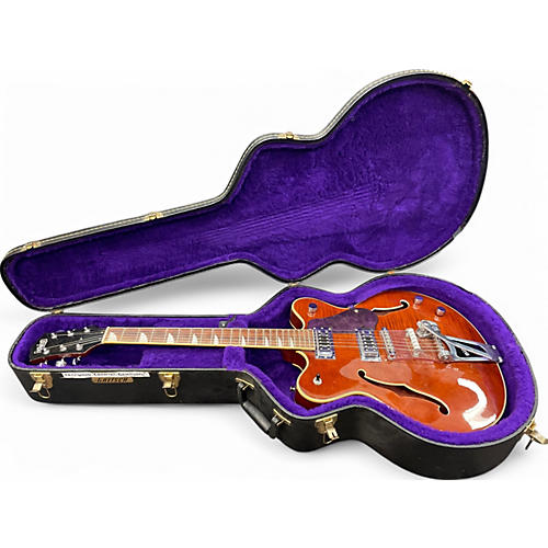 Used Eastwood classic 6 Vintage Natural Hollow Body Electric Guitar Vintage Natural