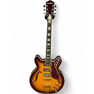 Used Eastwood h78 - Airline 2 Tone Sunburst Hollow Body Electric Guitar