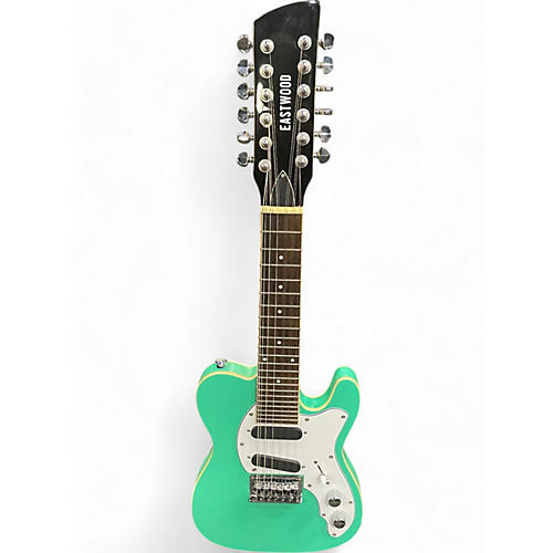 Used Eastwood mandocaster Seafoam Green Mandolin Seafoam Green