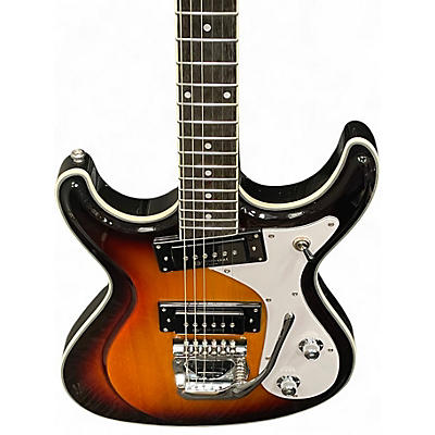 Used Eastwood sidejack deluxe 20th LTD Sunburst Solid Body Electric Guitar