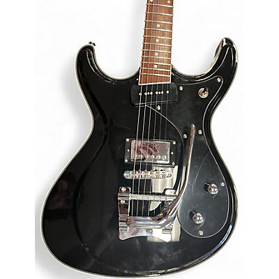 Used Eastwood sidejack dlx hb1-p Black Solid Body Electric Guitar