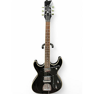 Used Eastwood sidejack standard  Black Solid Body Electric Guitar