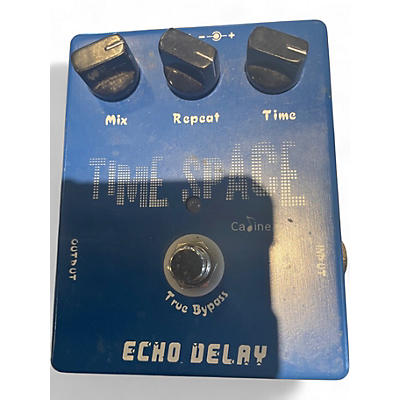 Used Echo Delay TIME SPACE Bass Effect Pedal