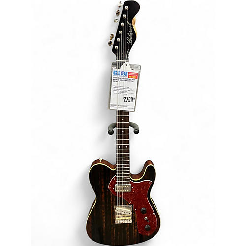 Used Echopark Clarence Ross Natural Solid Body Electric Guitar Natural