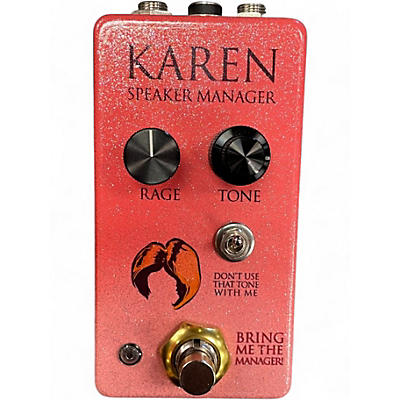 Used Eddie Rifkind Karen Speaker Manager  Effect Pedal