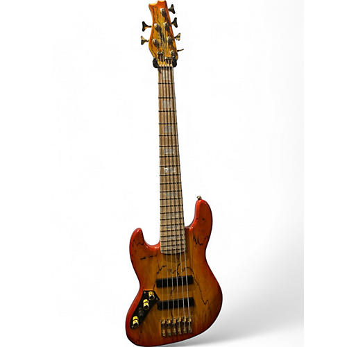 Used Edward Floyd DEACON 6 STRING Natural Electric Bass Guitar Natural