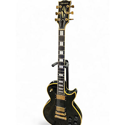 Used Edwards E-LP-85c Black Solid Body Electric Guitar