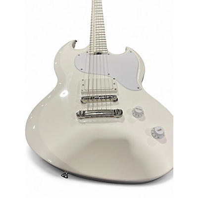 Used Edwards YASUNO WHITE Solid Body Electric Guitar