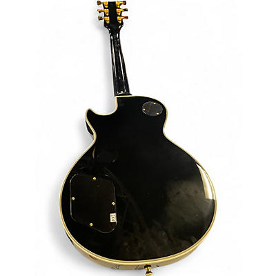 Used Edwards e-lp-ctm/p Black Solid Body Electric Guitar